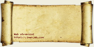 Mina Jačović vizit kartica